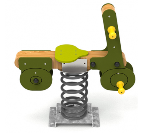 Jeu sur ressort VÉLO bois autoclave