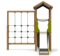 La Tour Ludik - Aire de jeux bois autoclave classe IV 3‑12 ans
