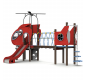 Hélicoptère ludique extérieur pour aire de jeux enfants