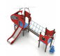 Hélicoptère ludique extérieur pour aire de jeux enfants