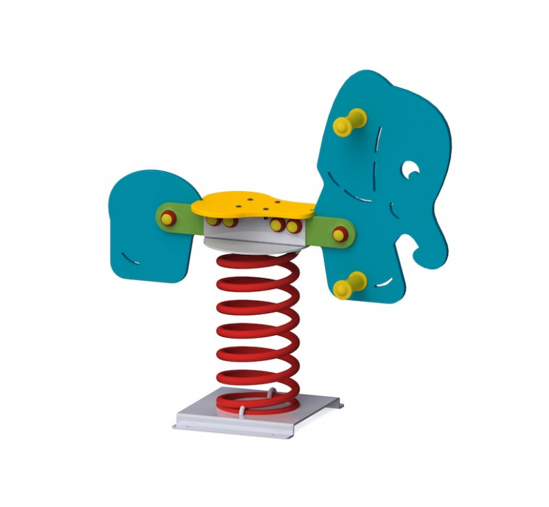 Elephant jeu sur ressort