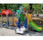 Jeux extérieurs thème zoo, Toboggan pour école, Toboggan pour crèche