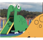 Dinosaures jeux de plein air