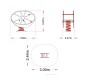 Jeu de plein air sur ressort, Jeu sur ressort citron, Jeux extérieurs pour campings