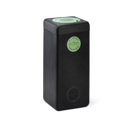 Poubelle de tri sélectif 60 L en plastique recyclé
