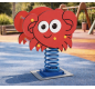 Jeu sur ressort crabe