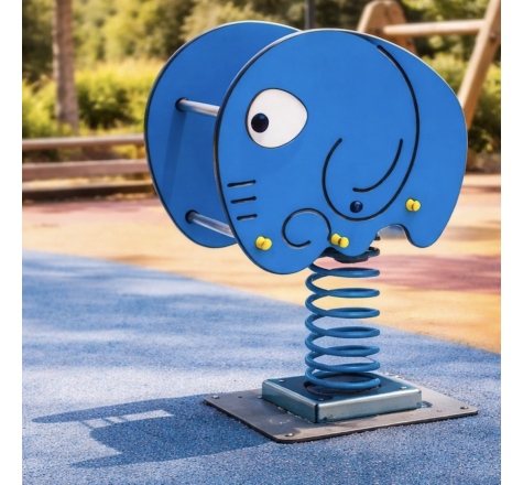 Eléphant jeu sur ressort