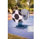 Jeu de plein air, Jeu sur ressort ballon de foot, Jeux extérieurs pour camping