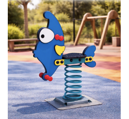 Jeu sur ressort poisson
