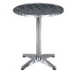 Table de café en aluminium 