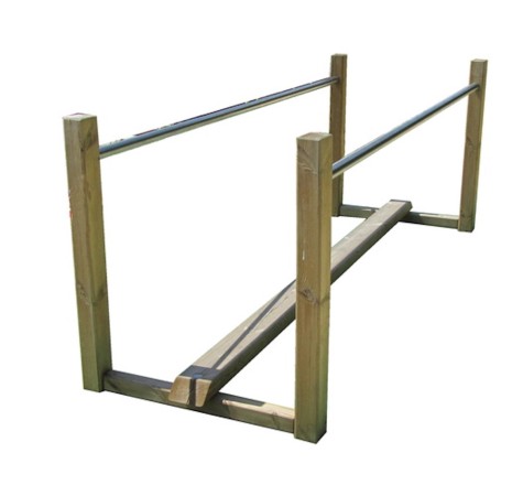 POUTRE EQUILIBRE EN COULOIR PARCOURS SPORTIFS PMR