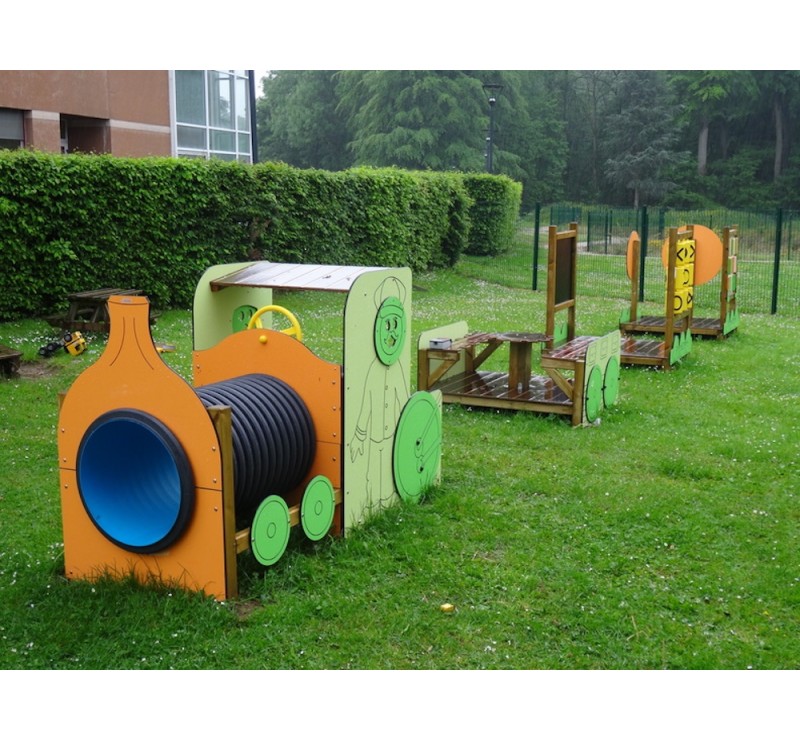 Petit train complet pour aire de jeu
