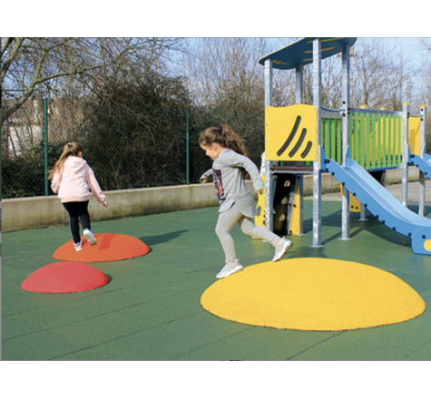 Dalle caoutchouc pour aire de jeu