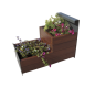 Jardinières pour collectivité, Jardinières pour centres commerciaux, Jardinières en bois