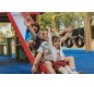 Jeux extérieurs pour camping, Navire pour aire de jeux, Aire de jeux extérieurs bateau pirate