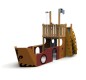 Jeux extérieurs pour camping, Navire pour aire de jeux, Aire de jeux extérieurs bateau pirate