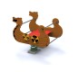🚢 Bateau Viking jeu sur ressort 4 places | Collectivités
