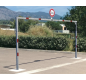 🚧 Portique pivotant | Fabricant de portiques de limitation de hauteur pour collectivités