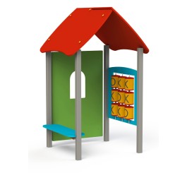 Cabane pour aire de jeu