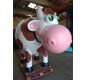 Aire de jeux animaux de la ferme, Jeux pour enfants vache