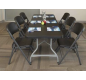 Table pliante pour salle de réunion, Table polypro pour collectivité