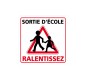 Panneau de signalisation pour sortie d'école, Panneaux de sortie d'école, Panneaux sortie d'école, Panneaux routier sortie d'éco