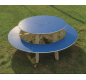 🧒 Table extérieure ronde pour enfants – École maternelle