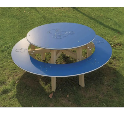Table extérieure ronde pour enfants – École primaire