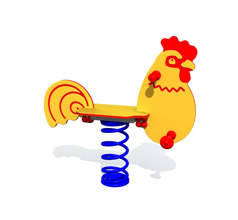 Jeu sur Ressort Coq pour collectivités