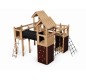 Forteresse Multijeux en Bois pour Aire de Jeux Extérieure