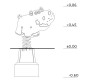 🏷️ Jeu sur ressort hippopotame 1 place HDPE | Aire de jeux EN 1176