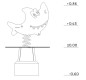 🦈 Jeu sur ressort requin 1 place HDPE | Aire de jeux EN 1176
