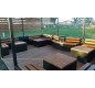 Banquettes avec toit, Gloriette pour professionnel, Abri de rue, Kiosque pour les villes
