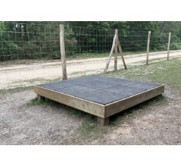 Plateau d'agilité canine