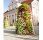 🌸 Pyramide de fleurs Hauteur 2,40 m | Jardinière urbaine acier galvanisé