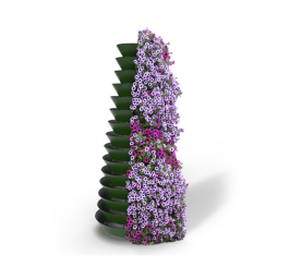 Tour à fleurs hauteur 3 m