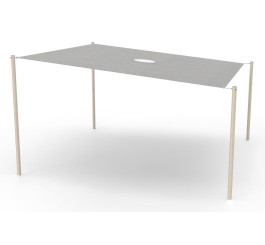 Toile de protection pour espace public