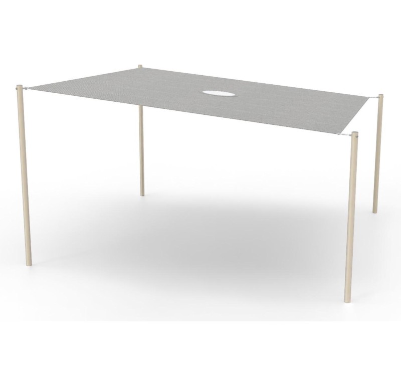 Toile de protection pour espace public