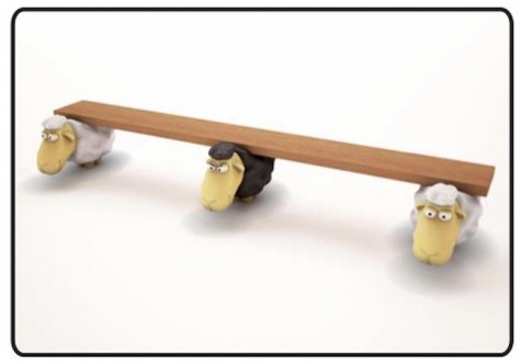 Banquette "les 3 moutons"