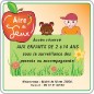 Panneau d'aire de jeux