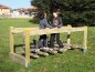 Pont avec marches mobiles jeux de plein air pour enfants