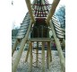 Aire de jeux tipi amérindiens en bois de robinier