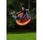 Portique-balançoire soucoupe volante en caoutchouc