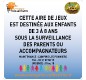 Panneau d'aire de jeux : au choix