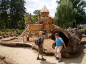 Château suspendu en bois de robinier