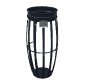 Corbeille VIGIPIRATE avec entourage transparent ultra-résistant