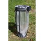 Corbeille VIGIPIRATE avec entourage transparent ultra-résistant