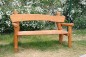 Banc public en bois de robinier avec ou sans accoudoirs