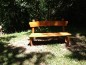 Banc public en bois de robinier avec ou sans accoudoirs