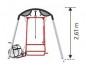 Portique balançoire PMR accessible aux fauteuils roulants